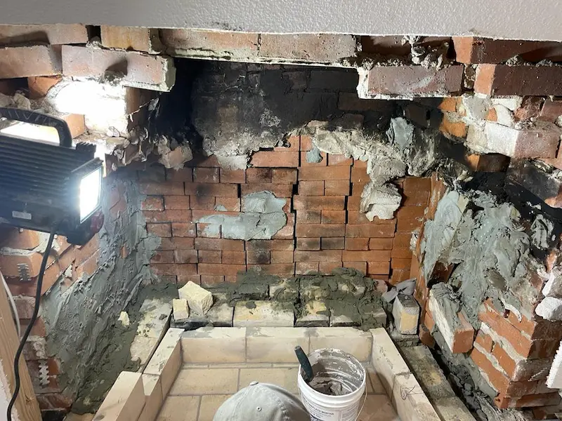 New fireplace in Waller, TX